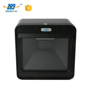 Big Screen Omnidirectional Barcode Scanner 2D CMOS Desktop Qr Code With Memory