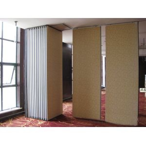 Movable Wooden Soundproof Folding Partition Walls for Banquet Hall 3 1 / 4 inch