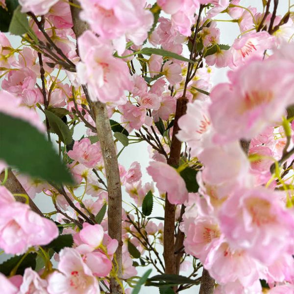 150cm Artificial Cherry Tree Pink Artificial Cherry Blossom Tree Artificial Plant for Garden Wedding Decoration