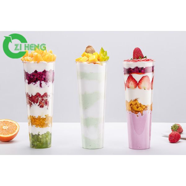 Buy Large Water Disposable Clear Plastic Cups With Lids No Smell Eco Friendly at wholesale prices