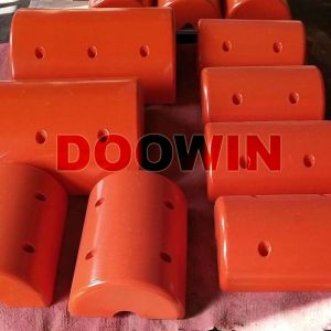 Marine Floating Dredging Pipeline Polyethylene Hose Cable Floater Customized