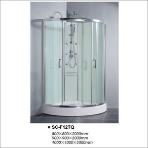 China Quadrant Bathroom Enclosures With Tempered Transperant Glass Sliding Door on sale