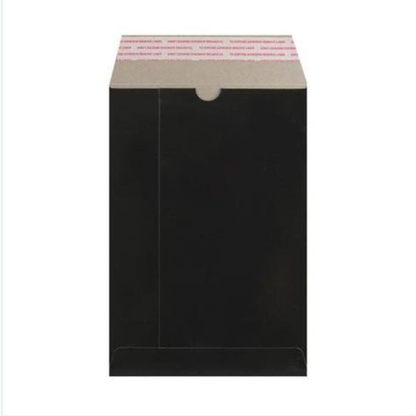 Buy Black 160mm Width 230mm Length Cardboard Mailing Envelopes at wholesale prices