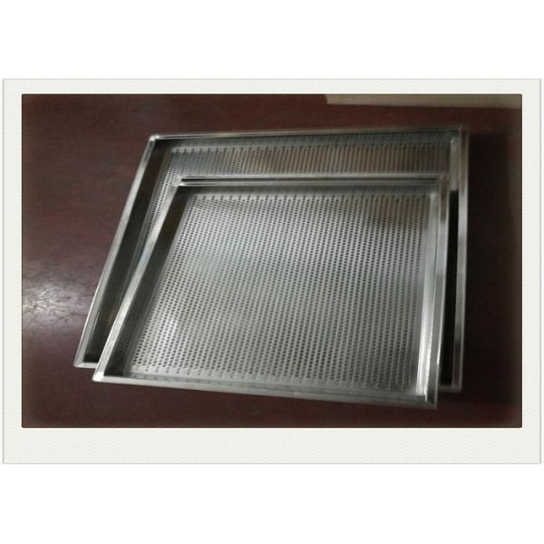Perforated Baking Stainless Steel Wire Mesh Cable Tray Rectangular Shape Used In