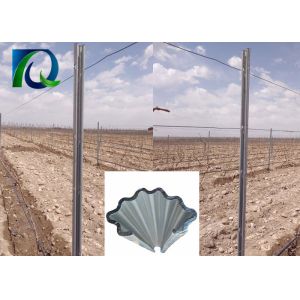 Durable Full Vineyard Accessories 2.0MM Thick Orchard Pole With C - Shaped