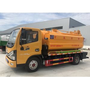 RHD 5m3 Vacuum Sewage Suction Truck With Jurop Vacuum Pump