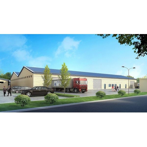 Buy Fruit Juice Warehouse Steel Structure I Section With Paint In Angola at wholesale prices