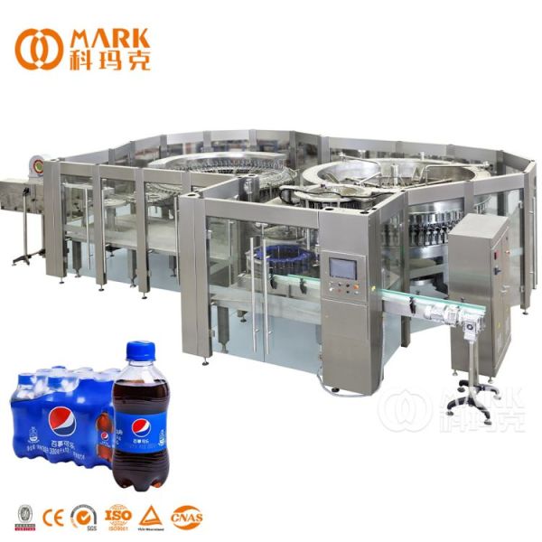 Soda Automatic Bottle Filling And Capping Machine Sparking Water Bottled Line