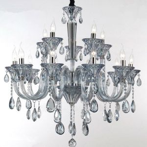 Purple chandelier K9 crystal for Living room Bedroom Lamp (WH-CY-83)