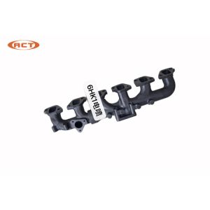 STD Size Mechanical Excavator Pipe Fittings 6HK1 EFI Exhaust Manifold