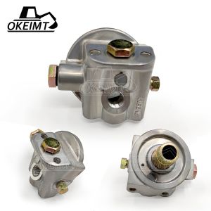 Construction Machinery Hydraulic Filter Head For CATE S6K E320C Engine
