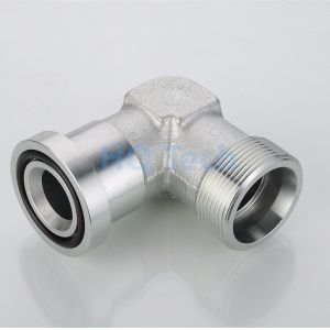 Hydraulic Joints Pipeadapters Carbon Stainless for Bsp NPT Jic Thread Tube