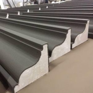 Facade House Outside Exterior Cornice Molding Roof Molding 18-22kg/M3 Density