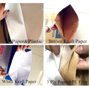 PAPER PLASTIC LAMINATED, BROWN KRAFT PAPER BAG, WHITE KRAFT PAPER, 3 PLY PAPER &