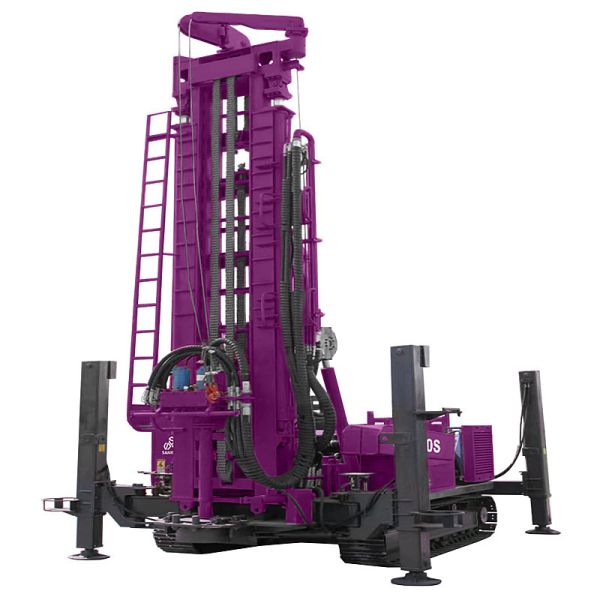 Crawler Water Well Drilling Rig Diesel Power 176KW Water Well Drilling Equipment