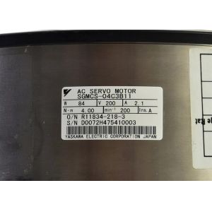 SGMCS-04C3B11 YASKAWA Industrial AC Servo Motor 4Nm Output