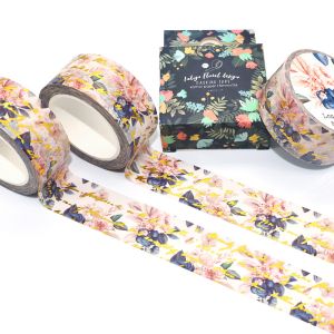 Custom Make Printed Scrapbook Holographic Foil Kawaii Stationery Washi Tapes