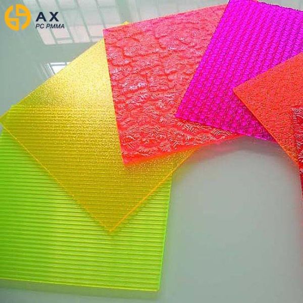 Buy Awning Coloured 1220mm Width 1mm Embossed Acrylic Sheet at wholesale prices