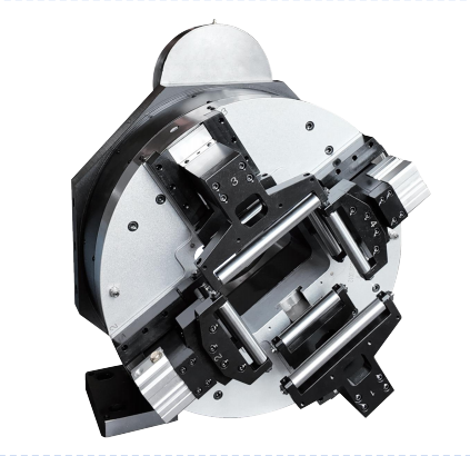 Buy 360mm High Rotation Accuracy Zero Tail Laser Chuck with Enclosed Structure and Cross Roller Bearings at wholesale prices