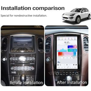 For 2010-2017 Infinit QX50 EX25 13.6 Inch Touch Screen Car radio Navigation GPS