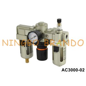 China AC3000-02 1/4'' SMC Pneumatic Filter Regulator Lubricator on sale