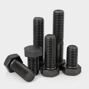 Class 12.9 Left Hand / Reverse Threaded Hex Head Screws Extreme Strength Black