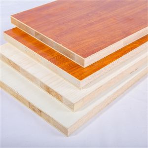 Quality Melamine Faced 18mm Laminated Block Board For Furniture And Decoration for sale