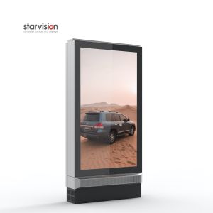 Buy cheap Single Side 2500Nits Roadside Outdoor Digital Totem Anti corrosion from wholesalers
