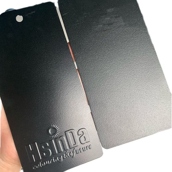 Buy Fine Black Texture Polyester TGIC Powder Coating at wholesale prices