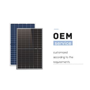 Aluminium Frame PERC PV Module Monocrystalline Silicon Bifacial Solar System