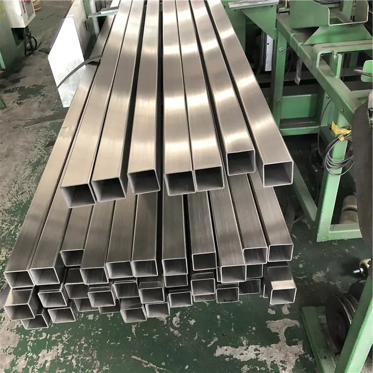 JIS G3463 SUS316ti Hot Rolled Stainless Steel Tube 40*40mm Square Corrosion Resistant SS Seamless Pipe Inox Tube