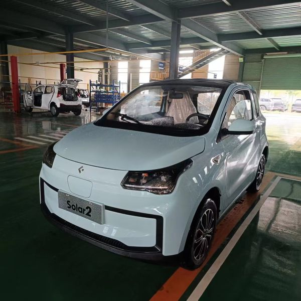 Energy Type Pure Electric 2 Seats Solar Car 550km High Speed EEC COC Mini Blaval Auto 2 Small Vehicles 850kg Curb Weight
