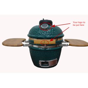 12&quot; Ceramic Grills KamadoCharcal BBQ (Peacock Blue)