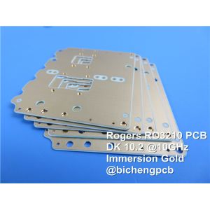 Rogers RO3210 High Frequency PCB with 25mil and 50mil Coating Immersion Gold,