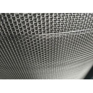Twill Weave Stainless Steel Square Wire Mesh Customized Service