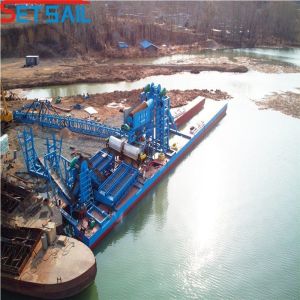 Cyclone Type Cast Iron Chain Bucket Gold and Diamond Dredger for Sand Sand