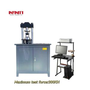 Quality Servo Compression Testing Machine With Convenient Sample Information Input 300KN for sale