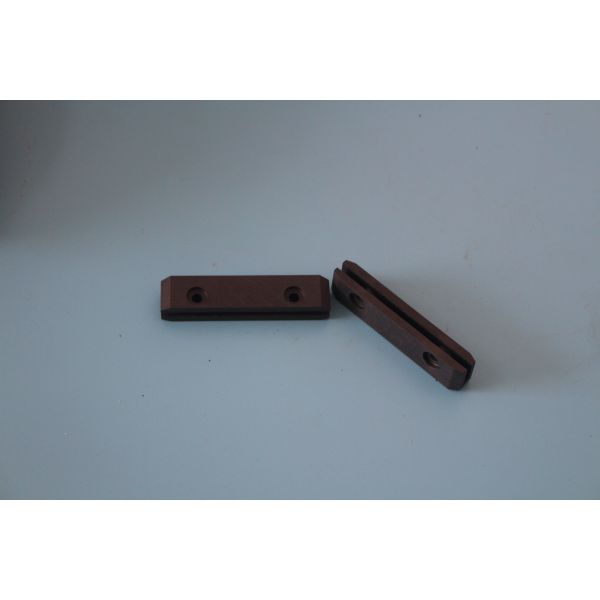 Stenter Machinery Spare Parts Babcock Finishing Machine Sling Pad Black Pads Peek Carbon Material