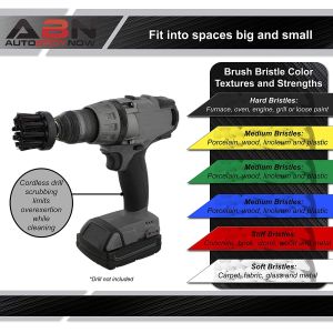 4pcs Drill Brush Attachment Set Power Scrubber Brush Cleaning Kit