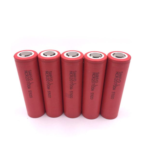 Buy 2017 new battery Wholesale Sanyo NCR20700A 3100mAh 3.7V battery Sanyo 20700 rechargeable battery 30A high amp discharge at wholesale prices