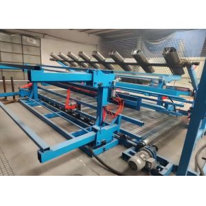 Feeding Aperture 50*50mm Steel Coil Wire Mesh Making Machine Line Automatically