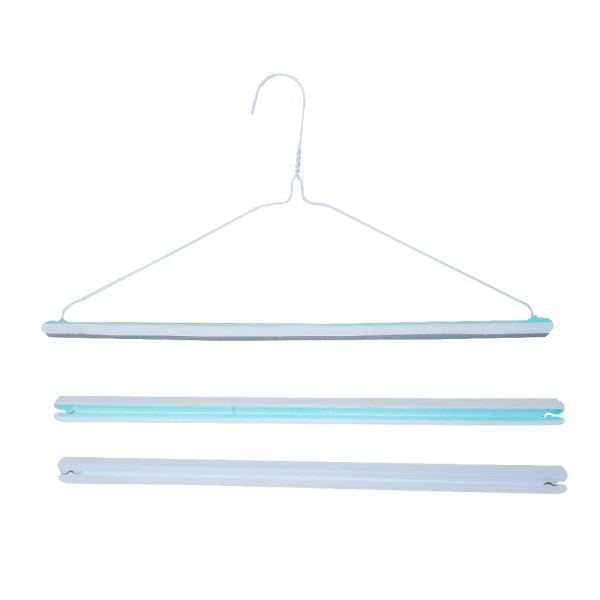 Buy Slip Resistant White Trouser Hangers Guard , Metal Mens Trouser Hangers at wholesale prices