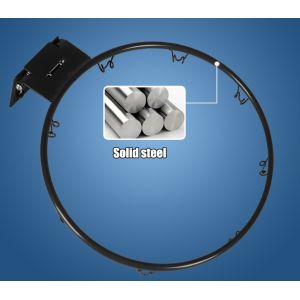 Adjustable PC Basketball Board Ring Rim Door Basketball Hoop Basketball Board