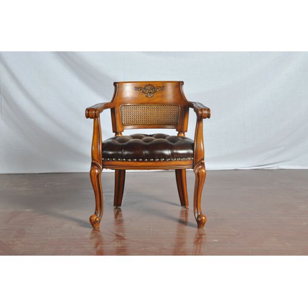 Buy Restaurant Leather Pad Stackable Wood Dining Chairs Handmade Customized Design at wholesale prices