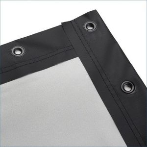 Fabric / Flexible Projection Screens Rear Grey Custom Size 50m Length