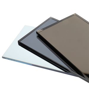 12mm Thickness Building Tempered Glass One Way Mirror Reflective Glass