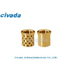 Quality Oil Free Oilless Bush Brass Graphite Customized Low Friction Coefficient for sale