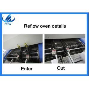 8 zones full hot air 4600mm*1000mm*1400mm SMT reflow oven machine