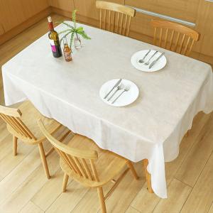 China Shrink Resistant 140cm Non Woven Tablecloth 80gsm Breathable on sale