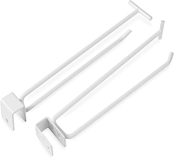 Looped Supermarket Shelf Accessories Metal Hook Rack Display For Retail Shops